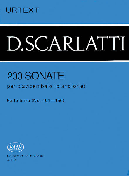 Scarlatti Sonate per clavicembalo 3巻 Scarlatti: 200 Sonatas - Volume 3 – Ficks Music