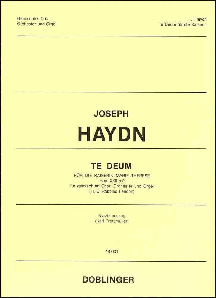 Haydn: Te Deum in C Major, Hob. XXIIIc:2