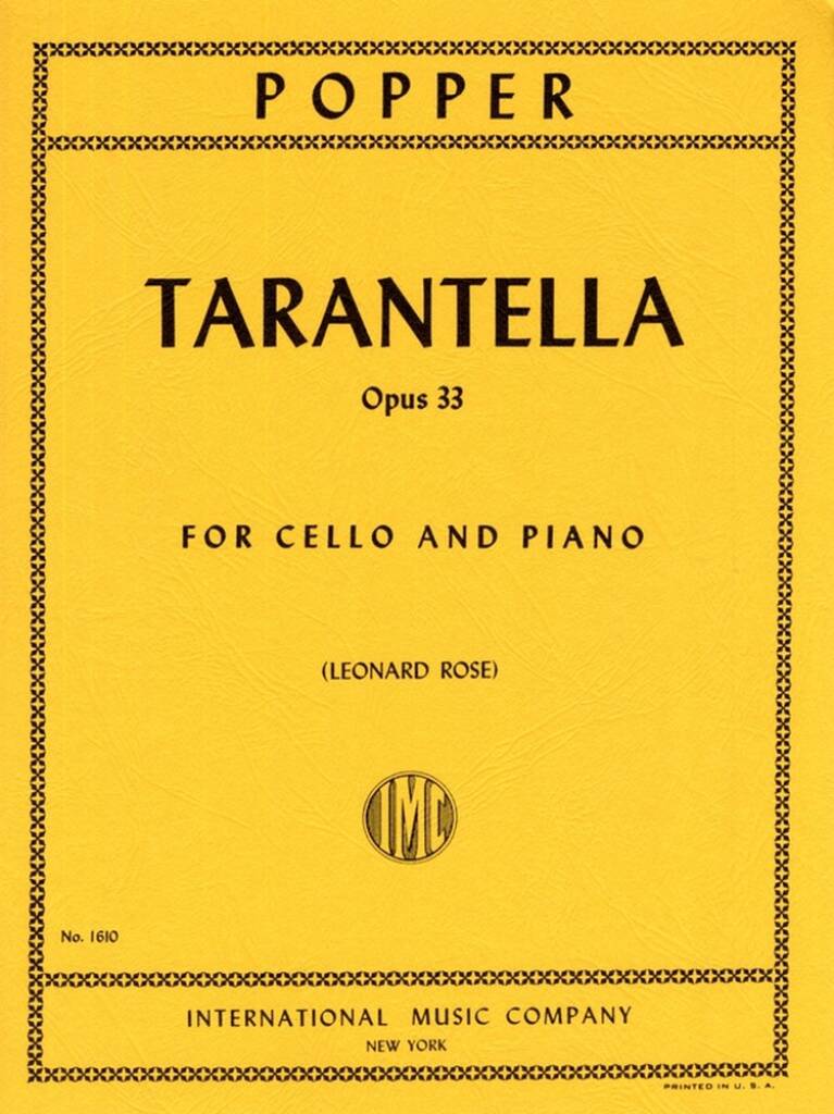 Popper: Tarantella, Op. 33