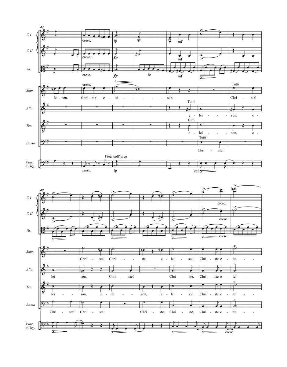 Schubert: Mass in G Major, D 167