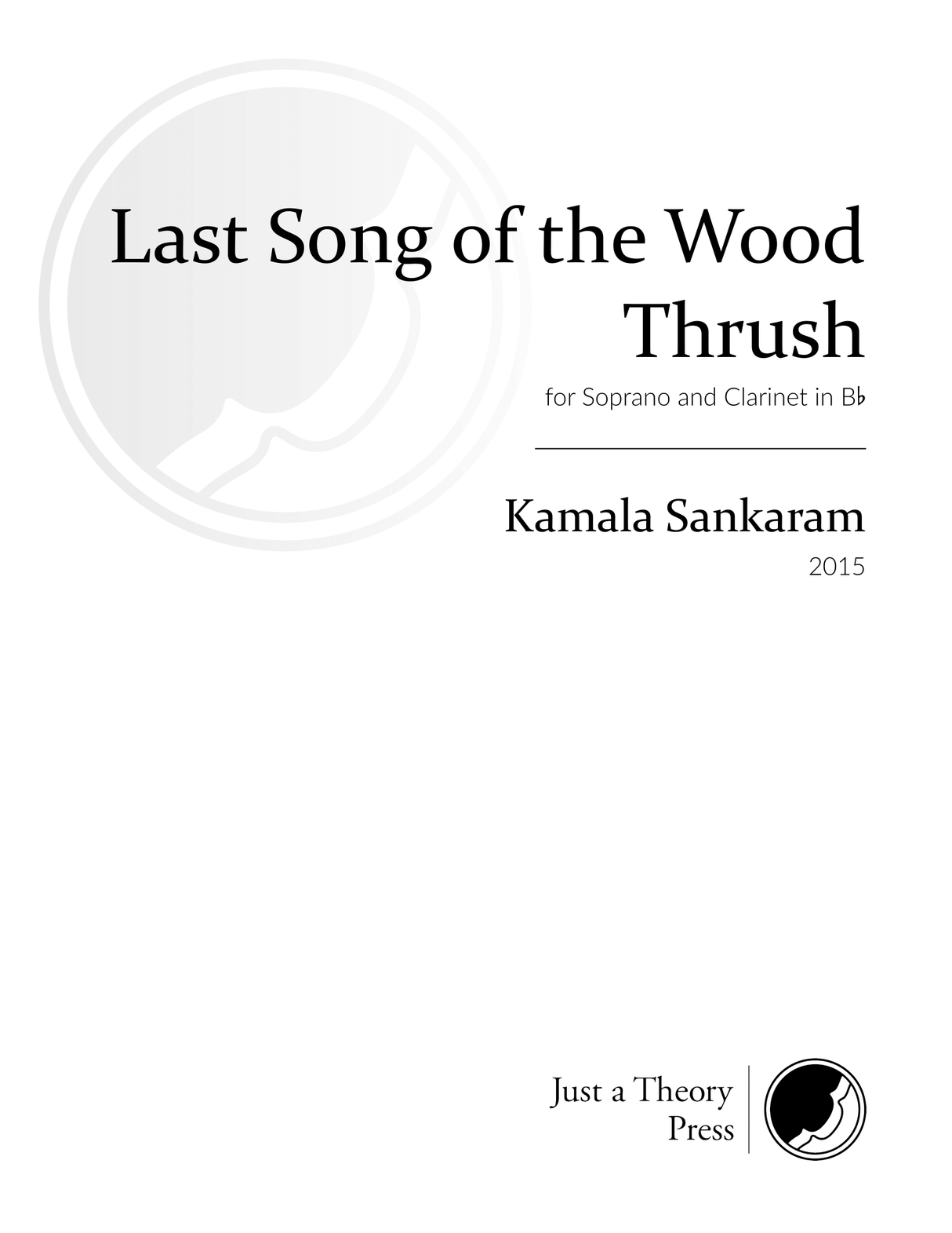 Sankaram: Last Song of the Wood Thrush