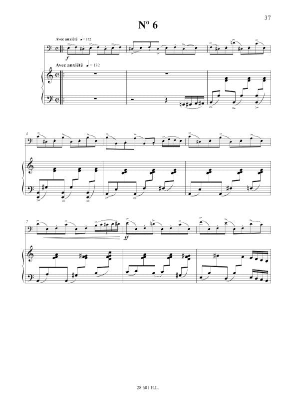 Piazzolla: Tango-Études (for bassoon and piano)