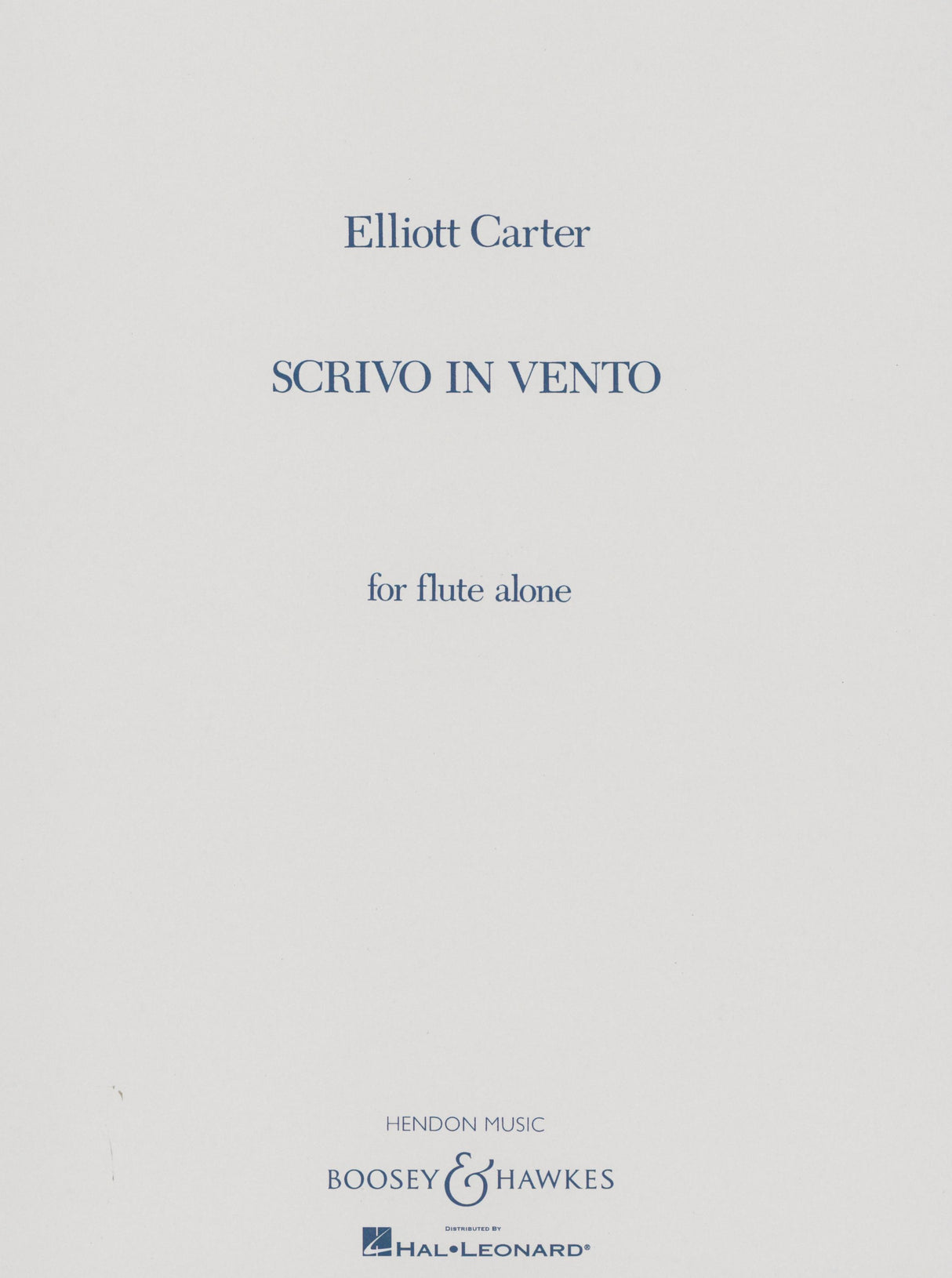 Carter: Scrivo in Vento