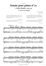 Greif: Piano Sonata No. 21, Op. 303 ("Codex Domini")