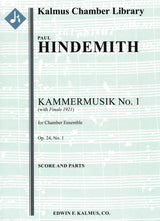 Hindemith: Kammermusik No. 1, Op. 24, No. 1