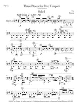 Corpus: Three Pieces for Five Timpani