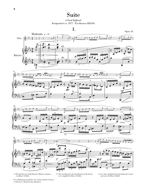 Widor: Suite for Flute and Piano, Op. 34