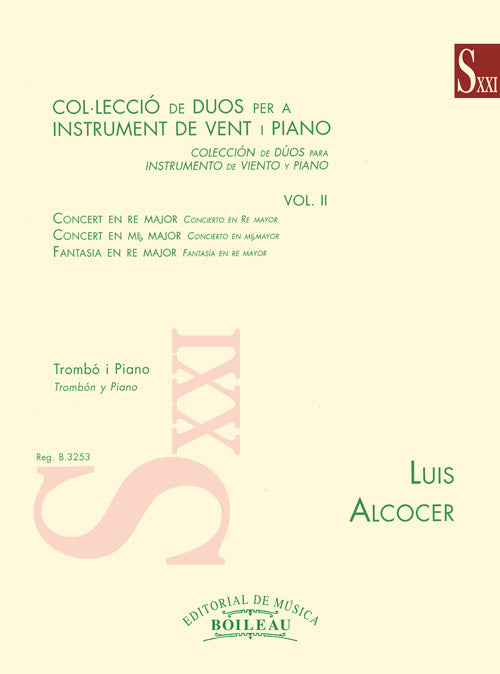 Alcocer: Collection of Duos for Wind Instrument & Piano - Volume 2