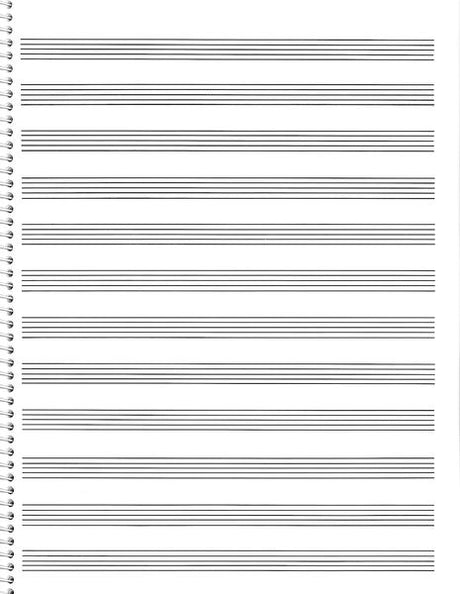 Passantino Manuscript Paper - 9" x 12"