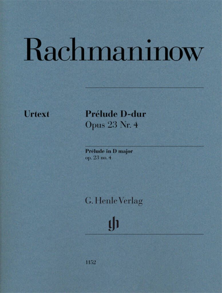 Rachmaninoff: Prélude in D Major, Op. 23, No. 4 – Ficks Music