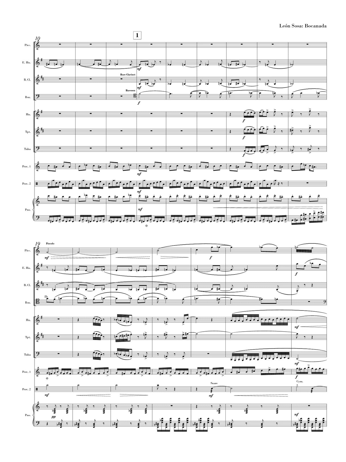 León Sosa: Bocanada