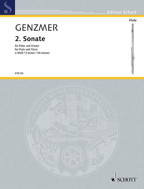 Genzmer: Flute Sonata No. 2 in E Minor, GeWV 223