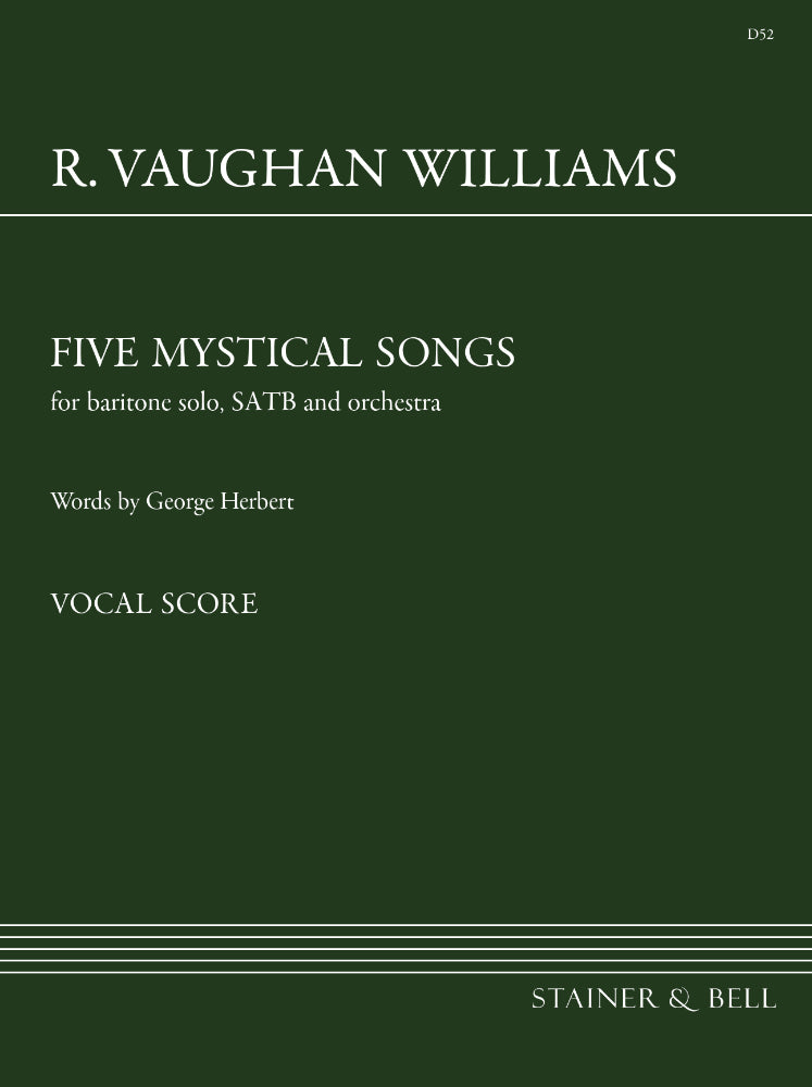 Vaughan Williams: 5 Mystical Songs – Ficks Music