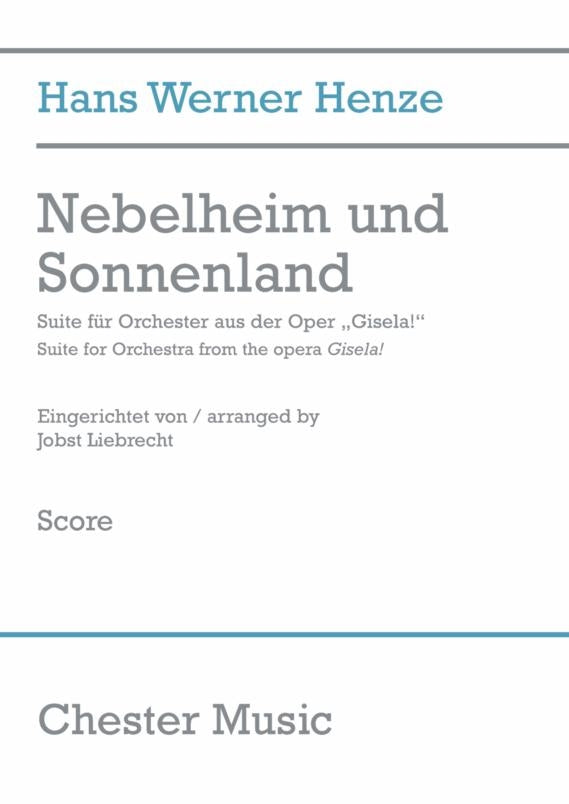 Henze: Nebelheim Und Sonnenland (arr. for orchestra)