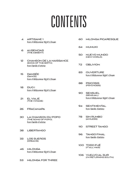 Piazzolla: 25 Tangos (arr. for trumpet & piano)