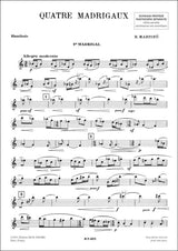 Martinů: 4 Madrigals, H 266