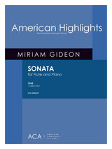 Gideon: Flute Sonata