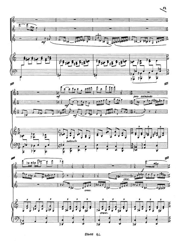 Damase: Quartet for Flute, Oboe, Clarinet & Piano