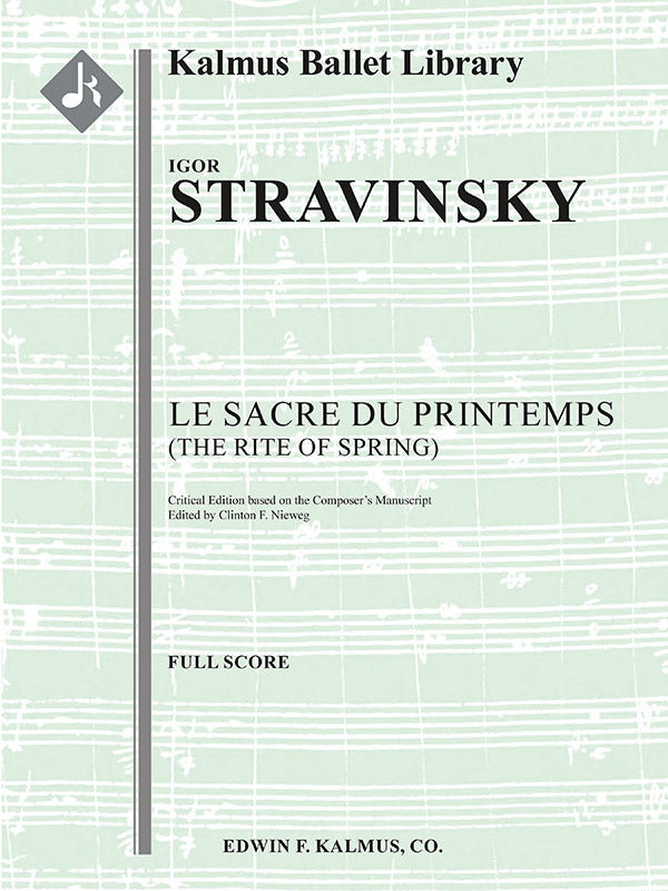 Stravinsky: Le Sacre du Printemps – Ficks Music