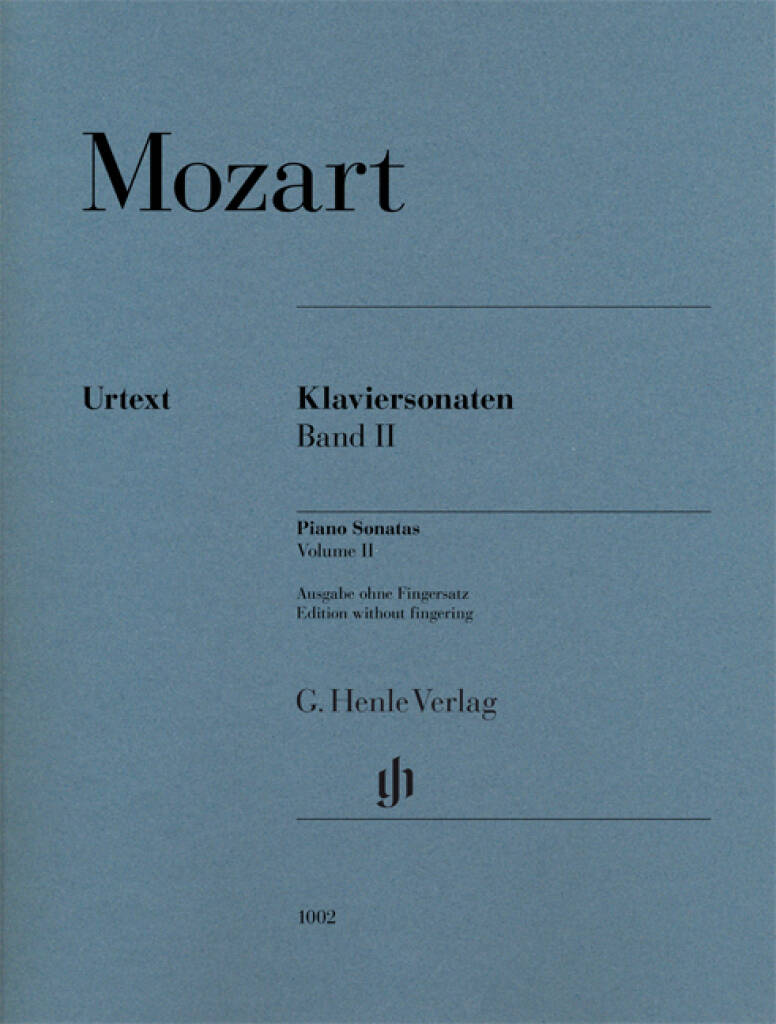 Mozart: Piano Sonatas - Volume II – Ficks Music