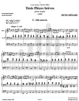 Bédard: 3 Pièces brèves