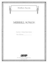 Aucoin: Merrill Songs