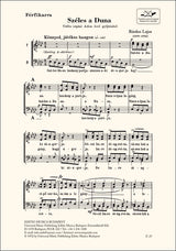 Bárdos: Széles a Duna (Version for TTBB Choir)