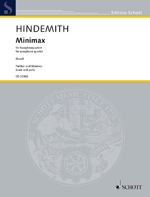 Hindemith: Minimax (arr. for saxophone quartet)