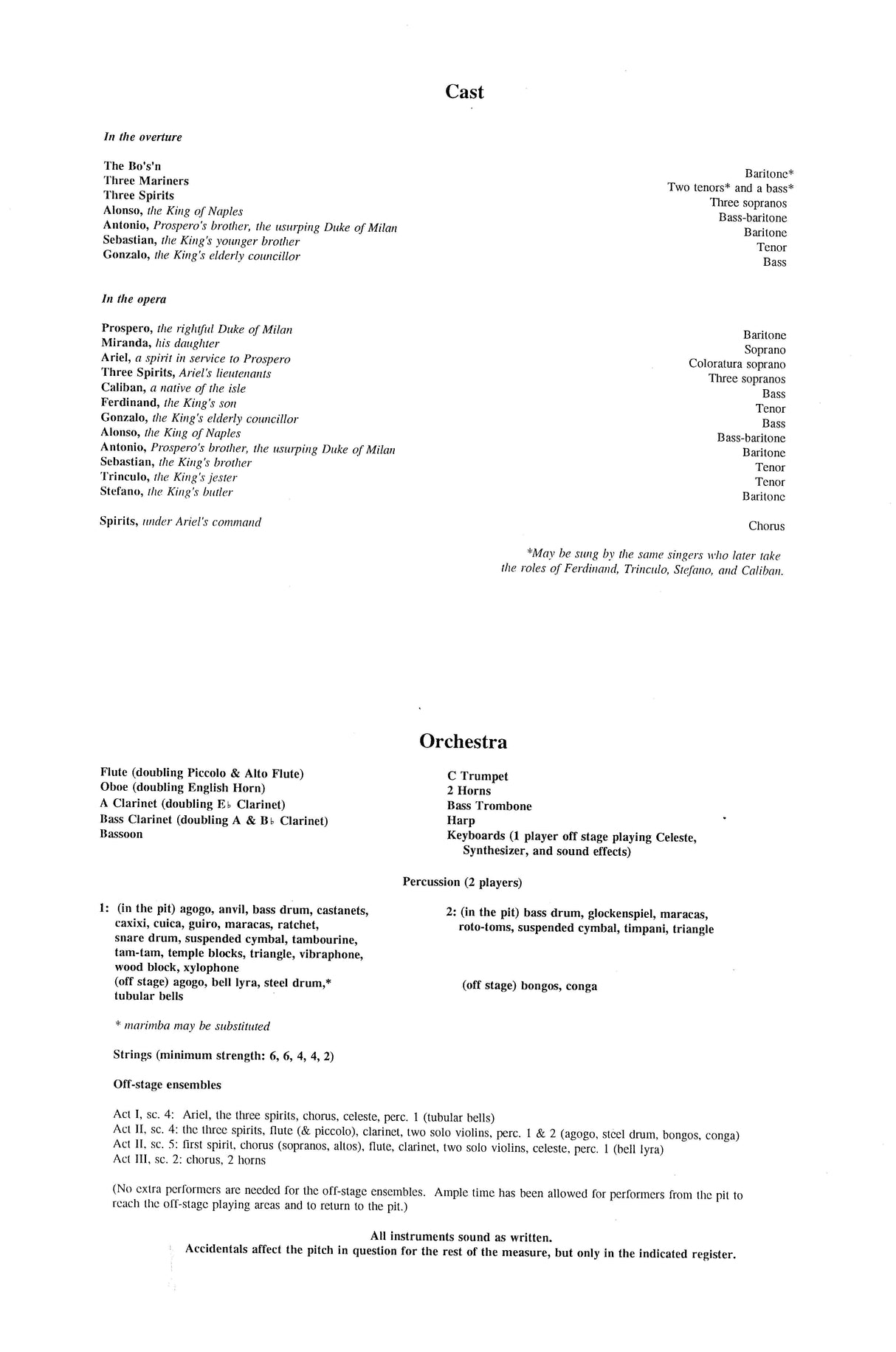 Westergaard: The Tempest