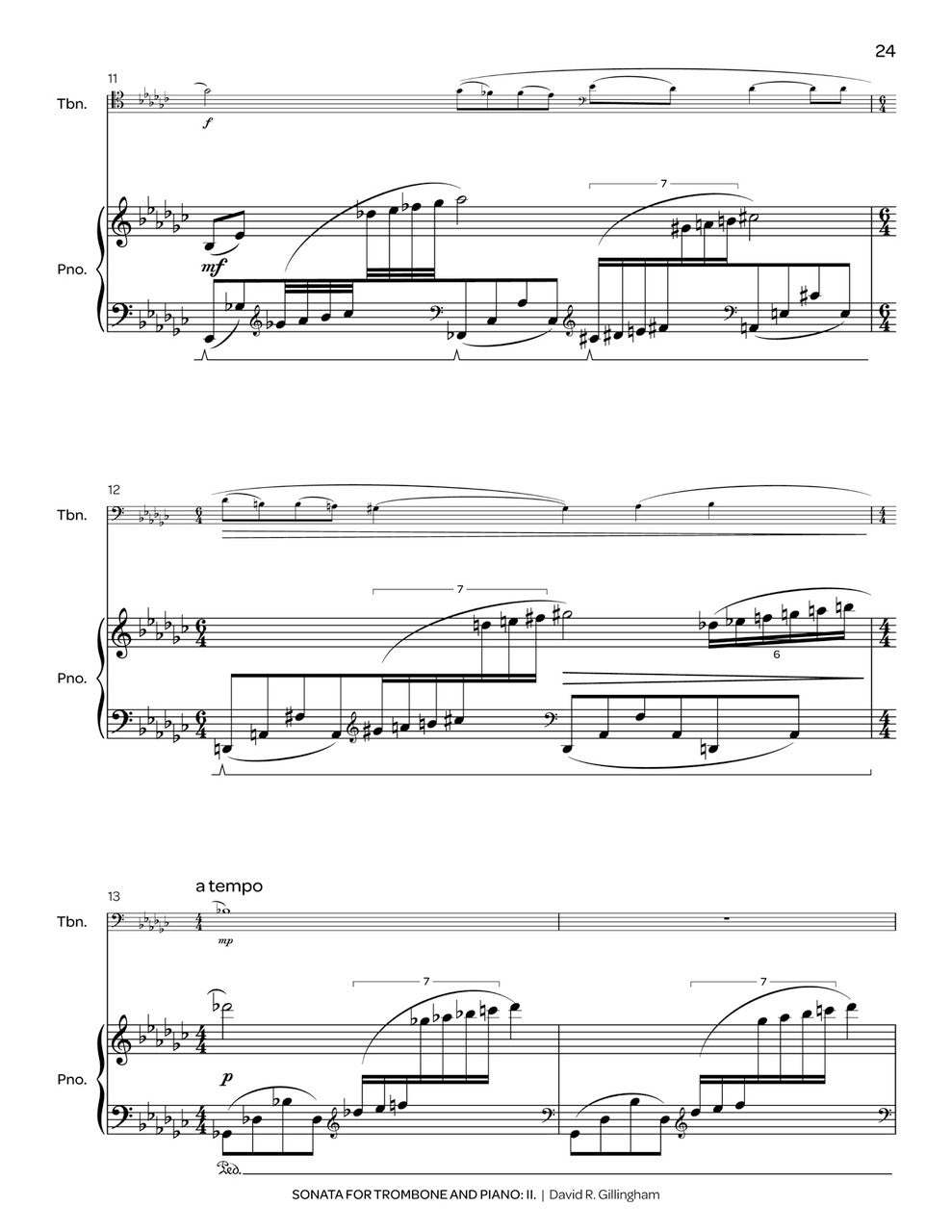 Gillingham: Trombone Sonata