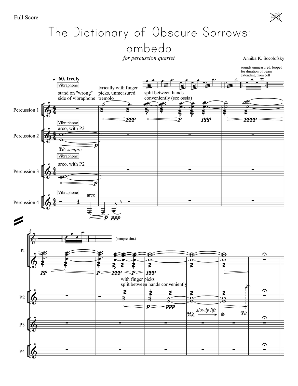 Socolofsky: The Dictionary of Obscure Sorrows: ambedo