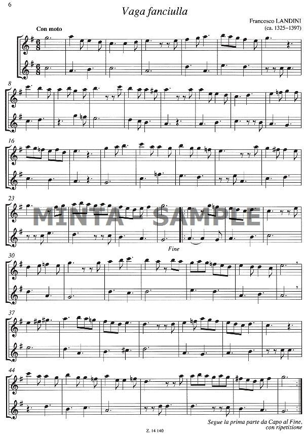 Duets for Treble Recorders