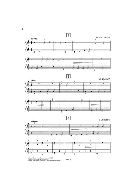 Les études pianissimo