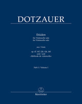 Dotzauer: Etudes for Cello