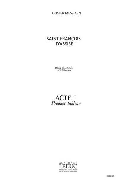 Messiaen: Saint Francois d'Assise