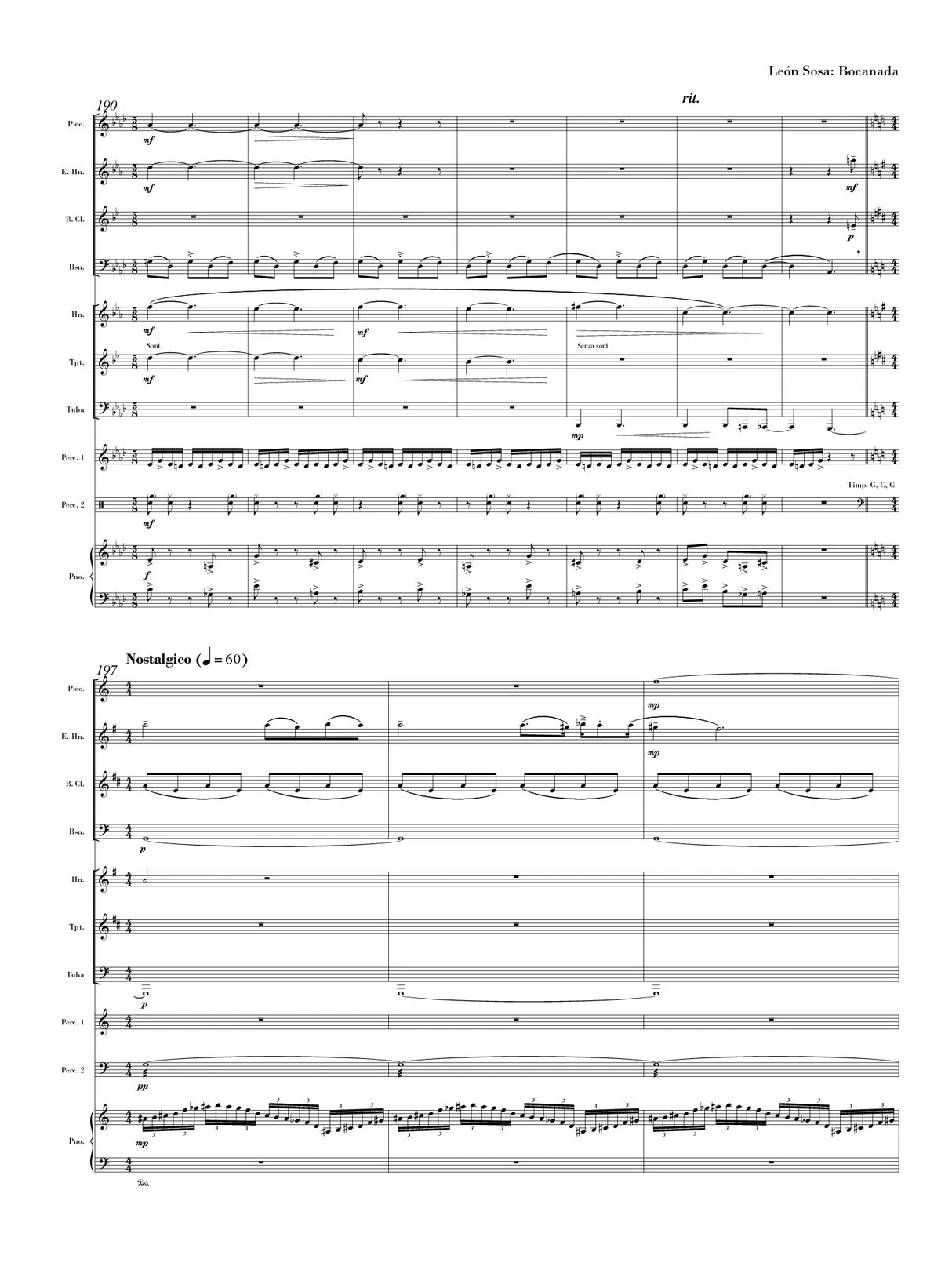 León Sosa: Bocanada