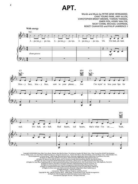 Bruno Mars Sheet Music Collection