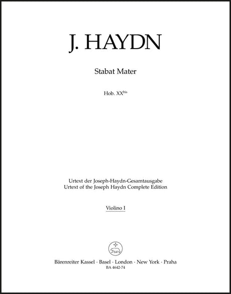 Haydn: Stabat Mater, Hob. XX bis
