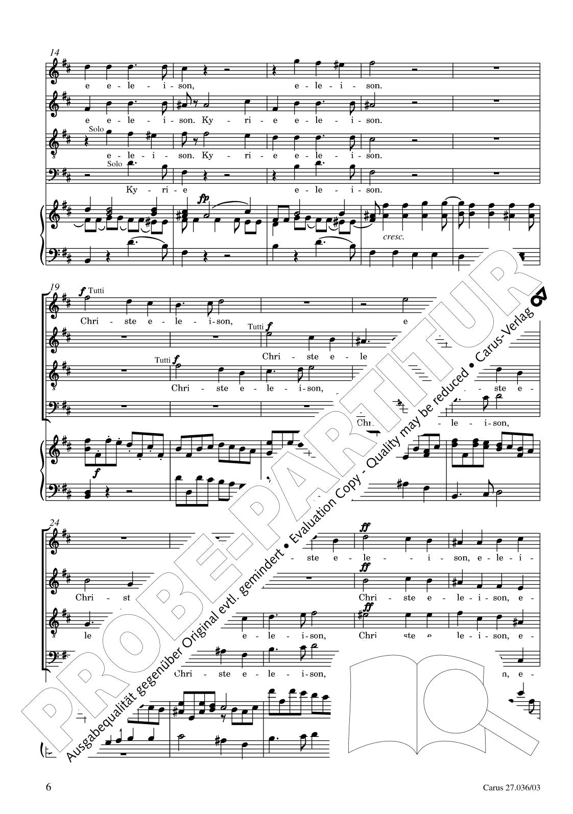 Nicolai: Mass in D Major