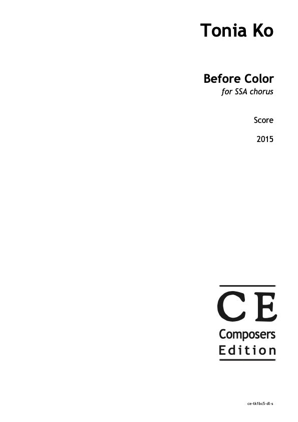 Ko: Before Color