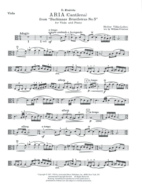 Villa-Lobos: Aria from Bachianas Brasilieras No. 5