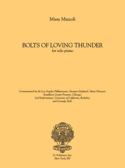 Mazzoli: Bolts of Loving Thunder