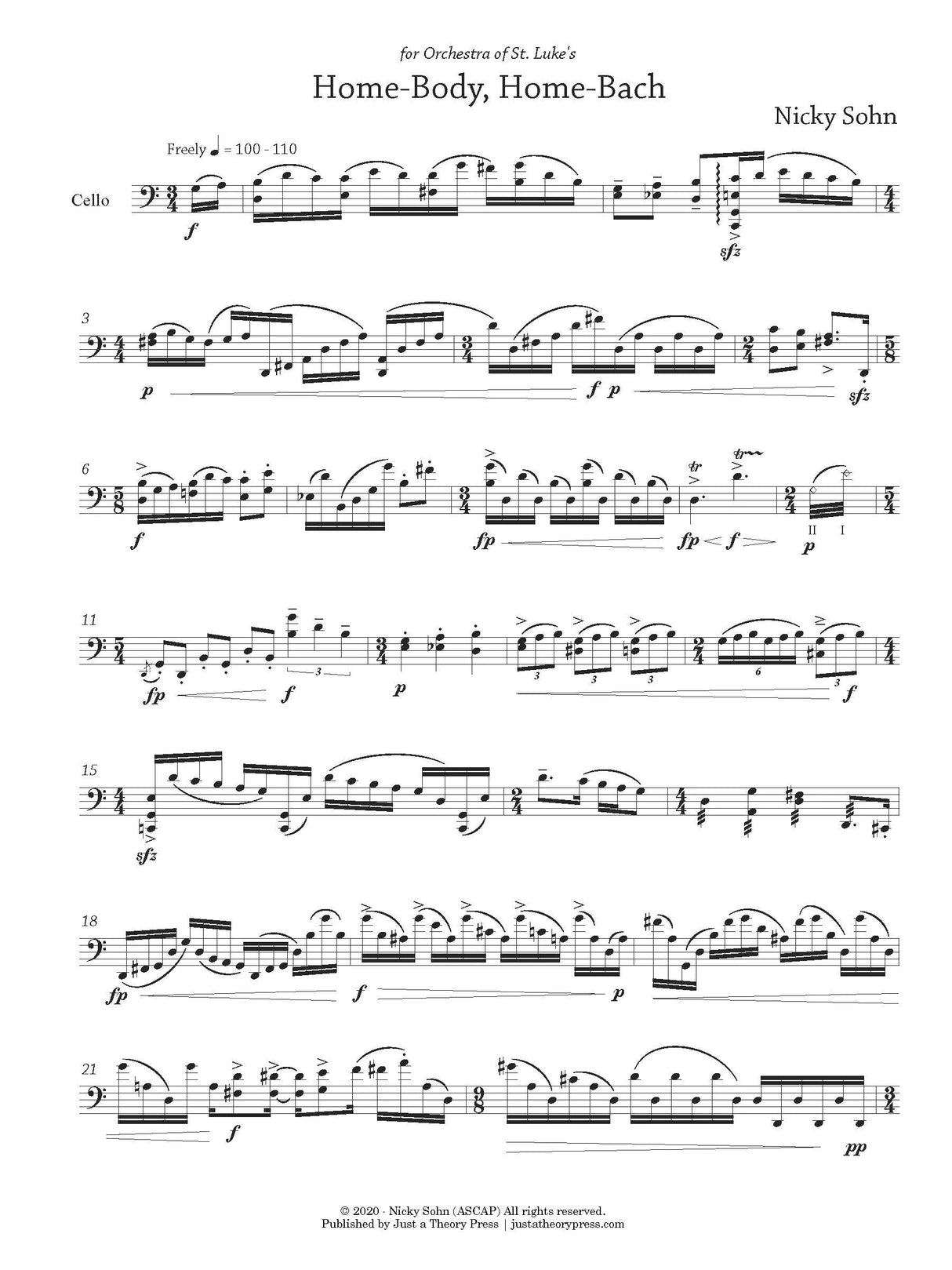 Sohn: Home-Body, Home-Bach