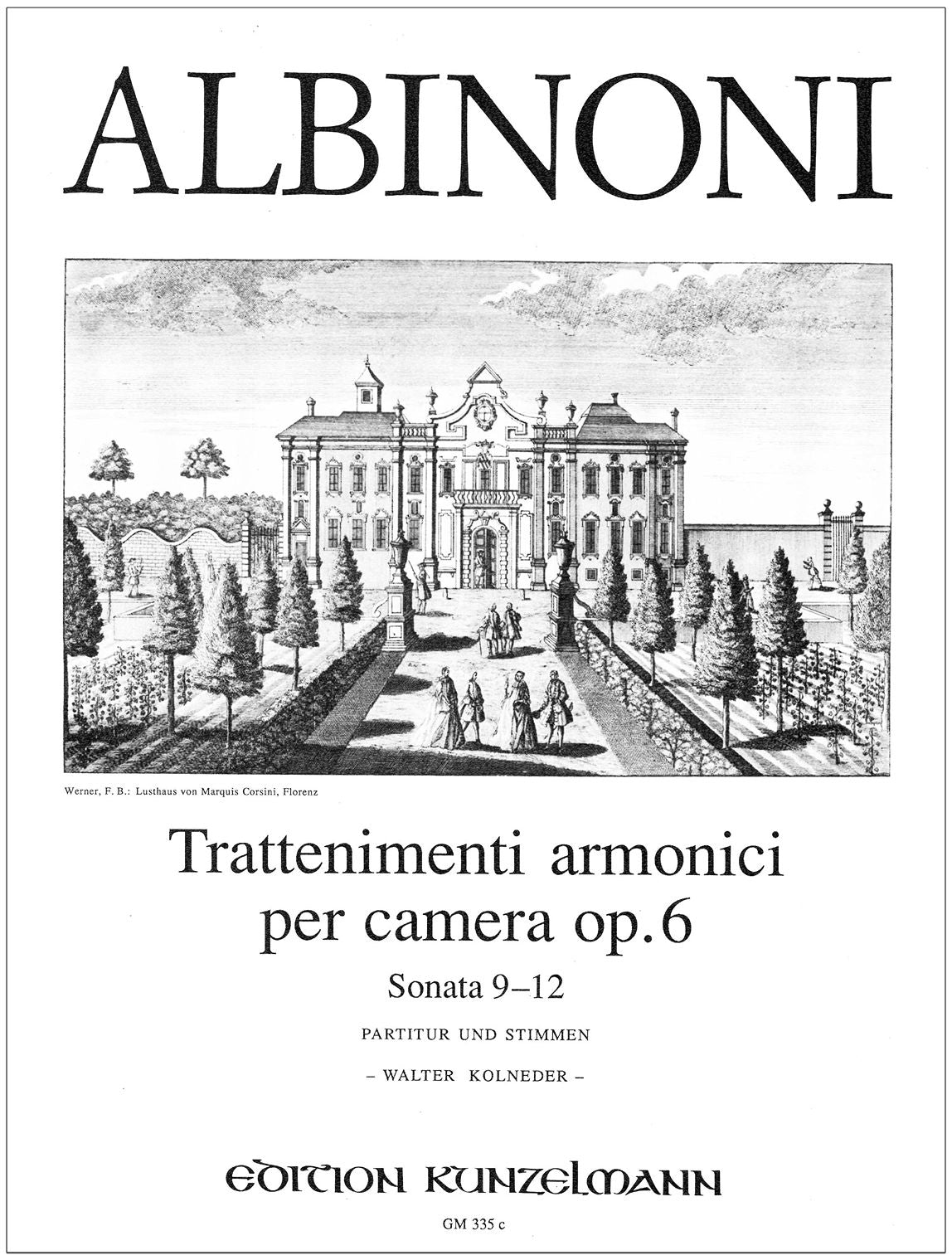 Albinoni: Violin Sonatas, Op. 6, Nos. 9-12