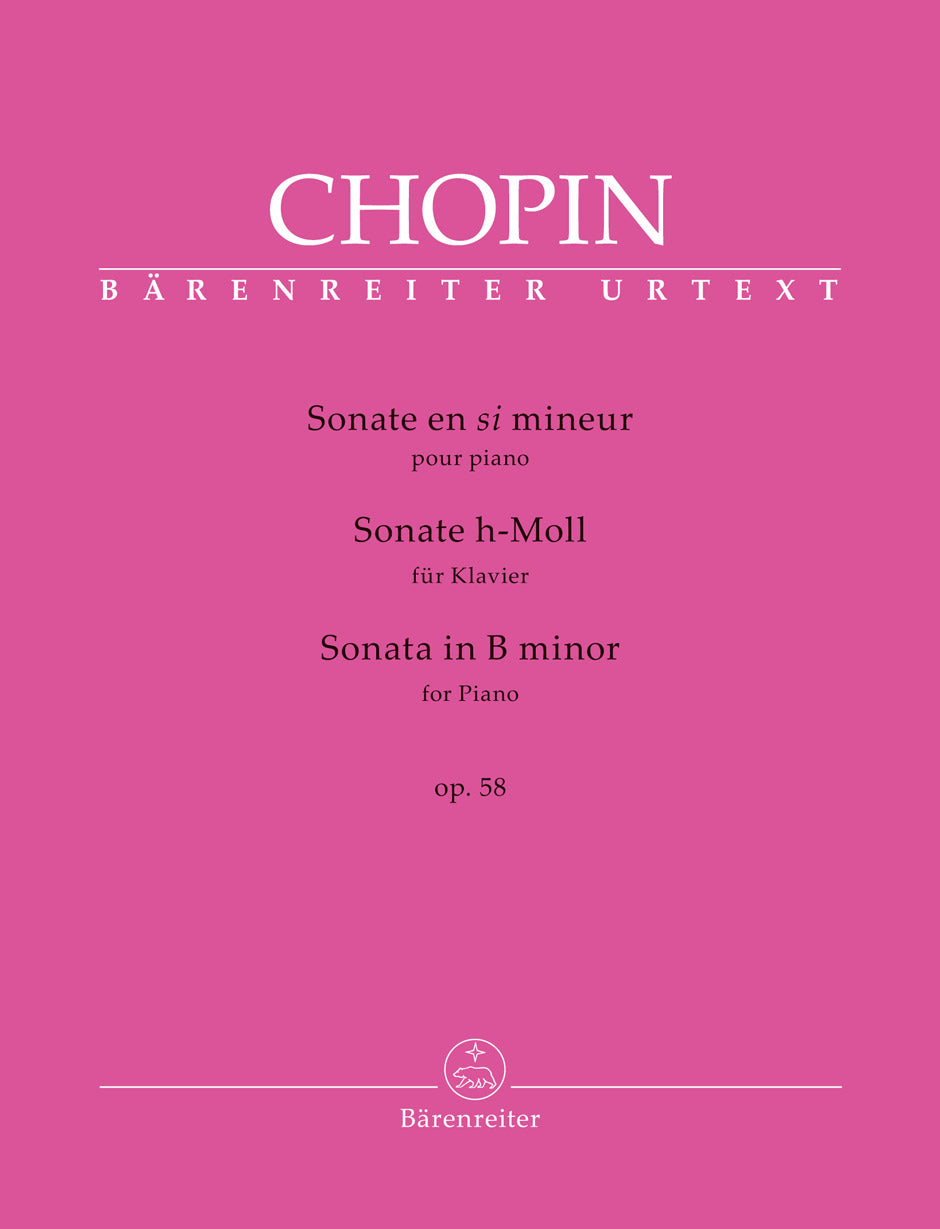 Chopin: Piano Sonata No. 3 in B Minor, Op. 58 – Ficks Music