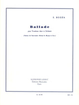 Bozza: Ballade for Trombone & Piano