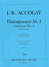 Accolay: Violin Concerto No. 1 in A Minor, Op. 12