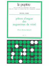 Pièces d'orgue des Augustines de Vitré
