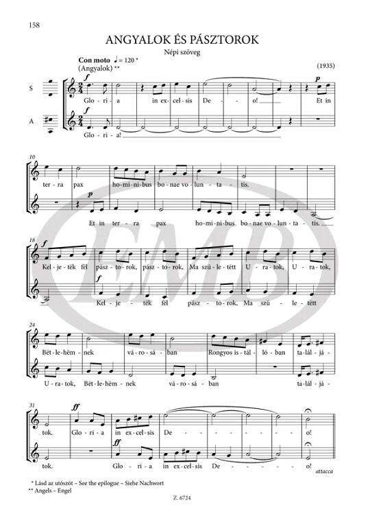 Kodály: Choral Works for Children's and Female Voices