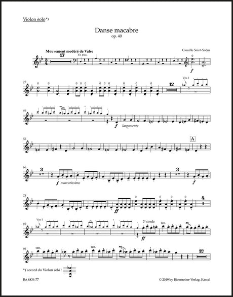 Saint-Saëns: Danse macabre, Op. 40